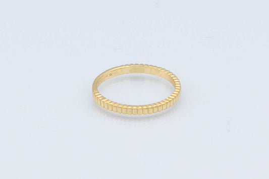 Colette- Sterling Silver/Gold Plated Ring